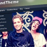 Pop 2 Band Website Color Scheme